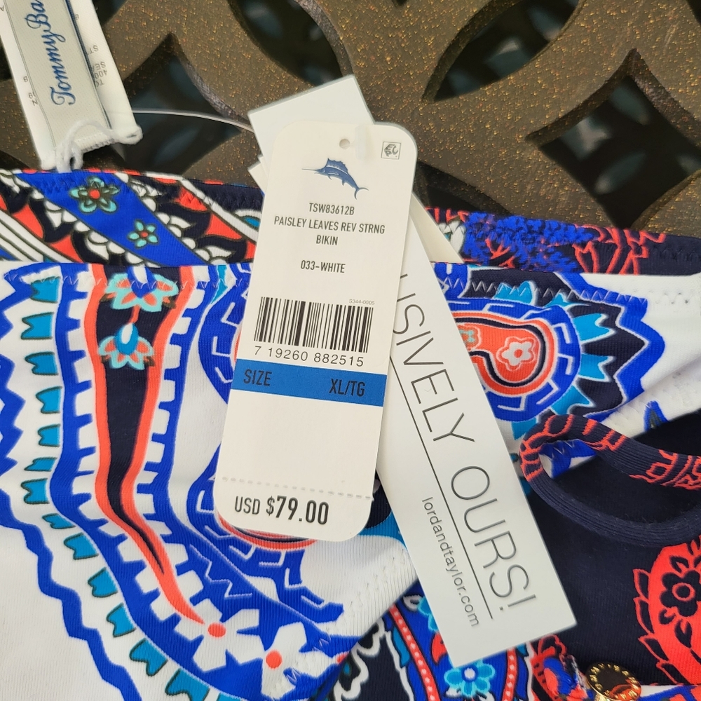 Reversible Tommy Bahama Bikini bottoms - Picture 2 of 3